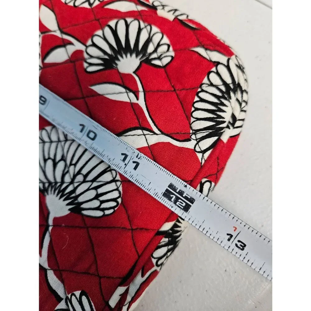 Vera Bradley Red Deco Daisy Laptop sleeve Bag
